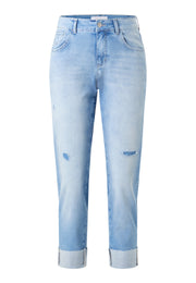 ANGELS JEANS DARLEEN CROP STRAIGHT FIT heaven blue random used destro